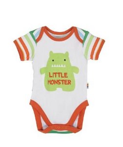 Бодик Short sleeve Little Monster bodysuit