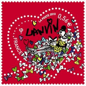 Почтовые марки Lanvin