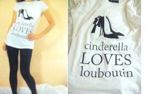 Футболка Cinderella loves Louboutin