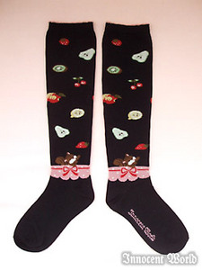 Nicolas Fruit Knee High Socks