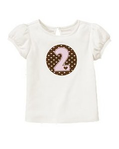 2nd Birthday Heart Tee