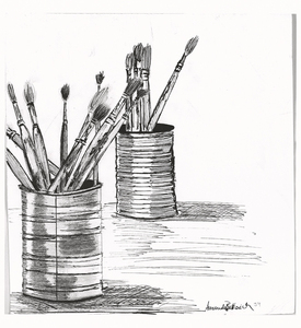 Artist brushes