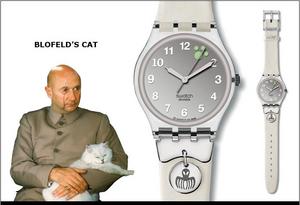 Часы Swatch Blofeld's Cat