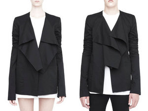 black jacket/cardigan by RAD HOURANI