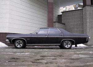 Chevrolet Impala SS 1969, четырехдверная, хардтоп, востановленная