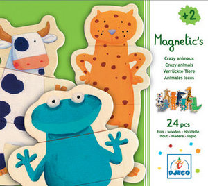 Magnetic Puzzle, Crazy Animals