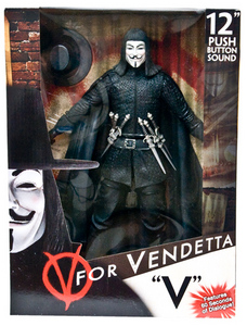 Фигурка Гая Фокса из фильма «V for Vendetta».