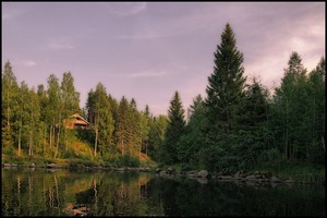 Ё.   Поездка в коттедж в Финляндии