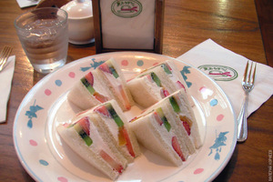 fruit sandwiches