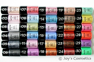 30 NYX Loose Pearl Powder Eyeshadow Pigments