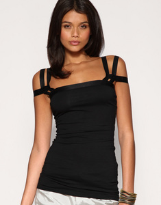 ASOS Strap Shoulder Detail Top