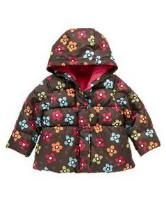 Flower Puffer Jacket