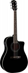 FENDER CD-140SCE DREADNOUGHT BLACK