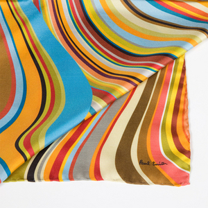 Paul Smith Large Square Swirl Scarf 88x88