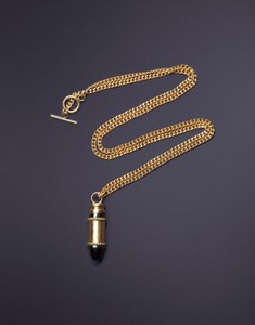 Bullet Pendant Necklace