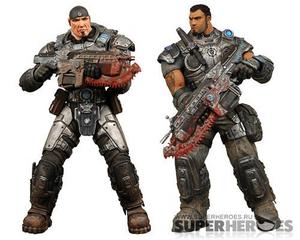 Фигурки Маркуса и Дома из Gears of War II