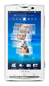 Sony Ericsson Xperia X10, Luster White