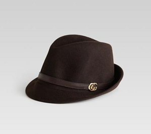 Gucci trilby hat