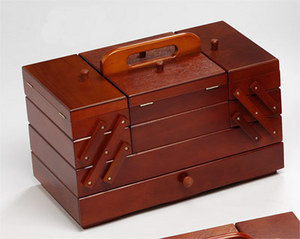 WB158 - Wooden Sewing Box