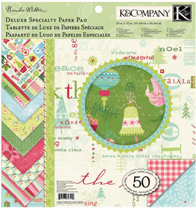 бумага Brenda Walton Peppermint Twist 12x12 Specialty Paper Pad