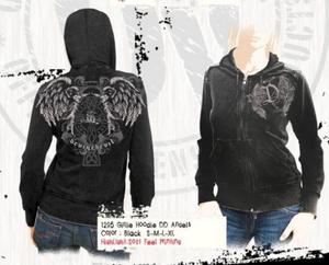 Lilyth.ru : Куртка женская с капюшоном Girlie Hoodie DD Angels : интернет магазин готики