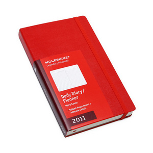 Moleskine 2011 Red Large Daily Diary Planner