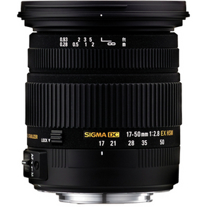 Sigma 17-50mm F2.8 EX DC OS HSM Zoom Lens for Canon DSLRs with APS-C Sensors