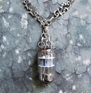 Inside the Industrial Vacuum - cool Vacuum Tube Necklace by ClockworkZero