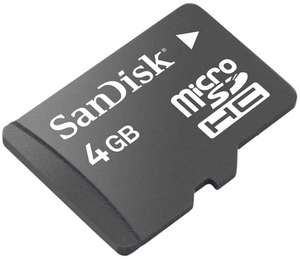 MicroSD 4 GB