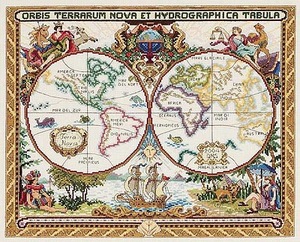 Janlynn 015-0223 Olde World Map