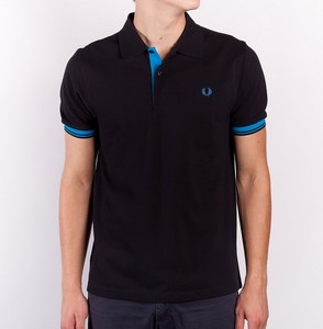 Поло Fred Perry Hidden Tipped Black