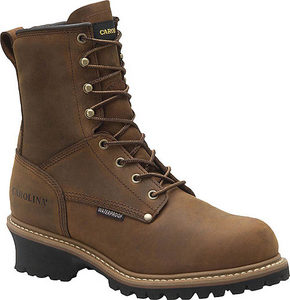 Carolina 8-inch Waterproof Insulated Steel Toe Logger Boots