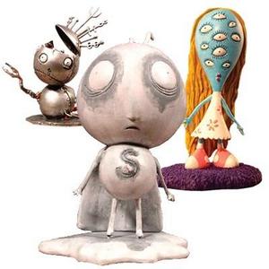 TIM BURTON'S OYSTER BOY PVC SET #1 - STAIN BOY