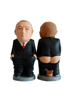 Caganer de Vladimir Putin