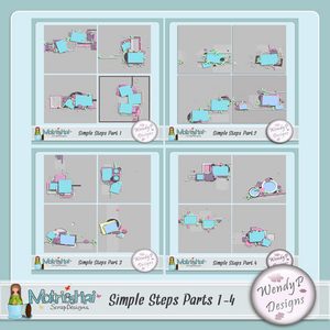 Simple Steps Parts 1-4 by WendyP Designs