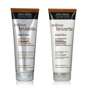 Шампунь и кондиционер для брюнеток из серии Brilliant Brunette от John Frieda