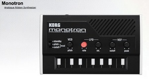 KORG monotron / аналоговый ленточный синтезатор