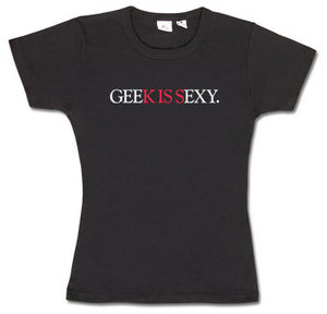 женская футболка geek is sexy, р-р L