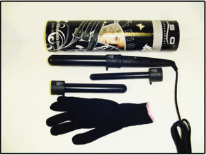 ISO BEAUTY PROFESSIONAL CURLING IRON TRIO BLACK SET