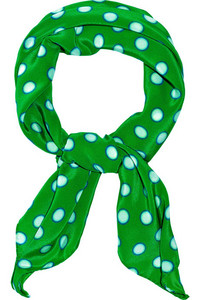 Miu Miu   Polka-dot silk crepe de Chine scarf  $245