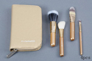 Mac Makeup Brushes 4pcs (Golden)