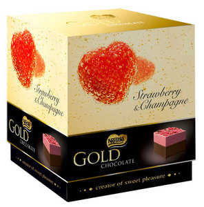 Nestle Gold Chocolate "Strawberry & Champagne"