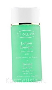 тоник Clarins с ирисом