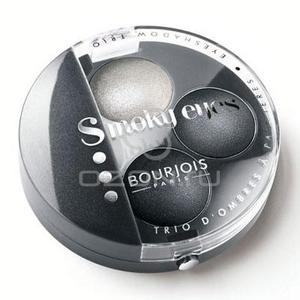 Тени для век Bourjois "Smoky Eyes", 3 цвета, тон №01