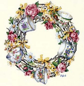 Teacup Wreath