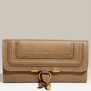 Chlo&#233; 'Marcie - Long' Leather Flap Wallet