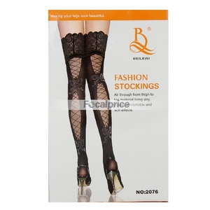 Fashion Thigh-Highs Stockings Hosiery (Black)