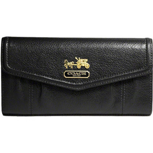 Coach Madison leather slim envelope