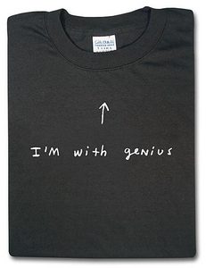 Футболка «I'm with Genius»