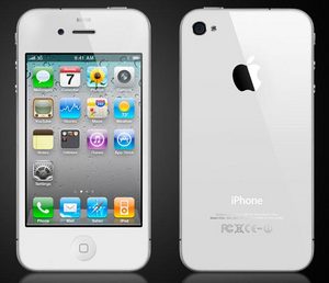 white iphone